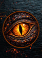 Next in Series! The Dragon's Ember Eye 5 oz Colorized Copper (06/09)
