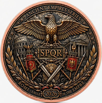 Ancient Empires - Rome 1 oz Copper Round in Card (06/08)