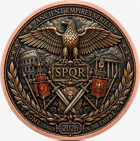 Ancient Empires - Rome 1 oz Copper Round in Card (06/08)