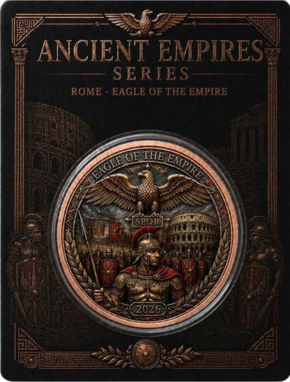 Ancient Empires - Rome 1 oz Copper Round in Card (06/08)