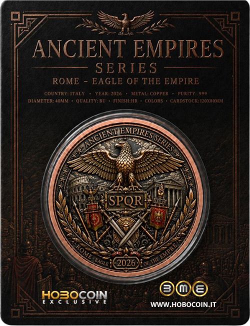 Ancient Empires - Rome 1 oz Copper Round in Card (06/08)