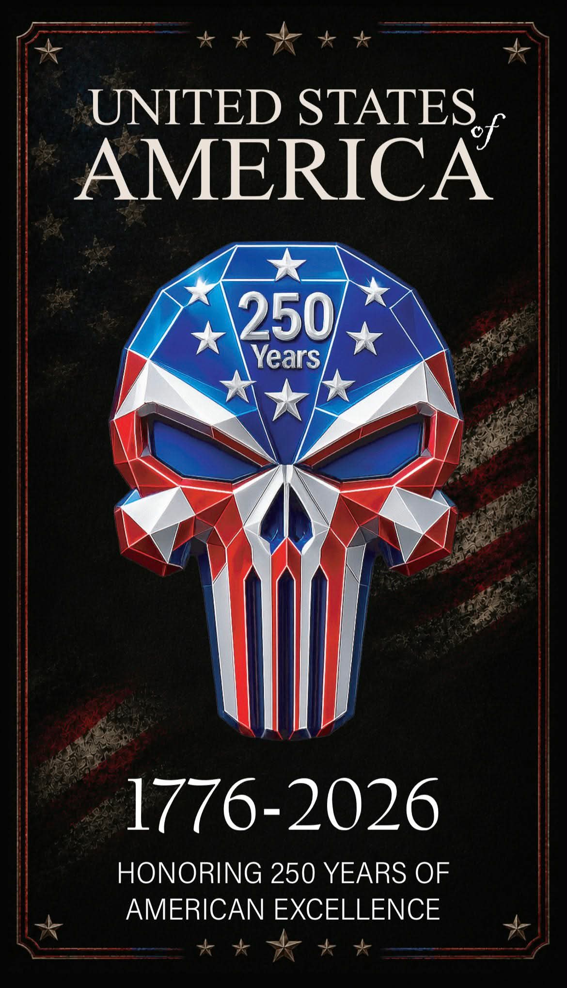 2026 America: 250 Years of Freedom JUMBO – 1/1000 Troy Oz .9999 Pure Gold Patriotic Collectible