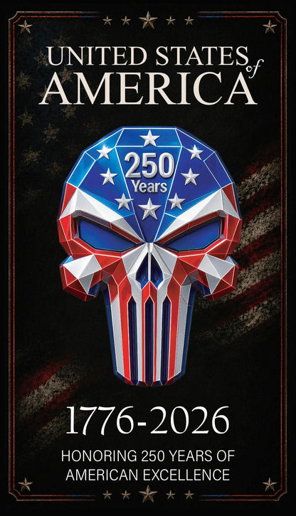 2026 America: 250 Years of Freedom JUMBO – 1/1000 Troy Oz .9999 Pure Gold Patriotic Collectible
