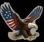 In Stock! 2026 American Bald Eagle Jumbo 1 gram Colorized .999 Silver Shaped