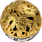 2026 Samoa Dragon & Panda Filigree Spherical 2 oz Silver Coin (06/08)