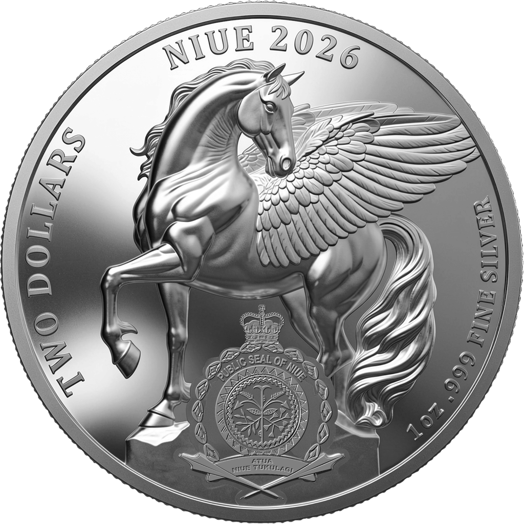 In Stock! Must see the back! 2026 Niue Winged Liberty Proof 1 oz Silver Coin (06/12)