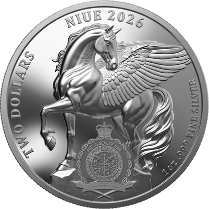 In Stock! Must see the back! 2026 Niue Winged Liberty Proof 1 oz Silver Coin (06/12)