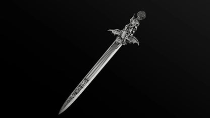 See all photos! 2026 Samoa Ascalon - Sword of St. George Shaped 1 oz Silver Coin (06/09)
