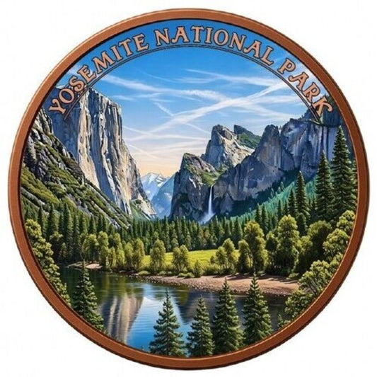 In Stock! Natural Wonders Yosemite National Park Colorized 5 oz Copper Medal (12/17)