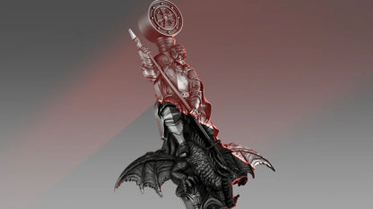 See all photos! 2026 Samoa Ascalon - Sword of St. George Shaped 1 oz Silver Coin (06/09)