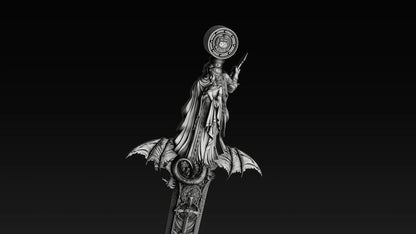 See all photos! 2026 Samoa Ascalon - Sword of St. George Shaped 1 oz Silver Coin (06/09)