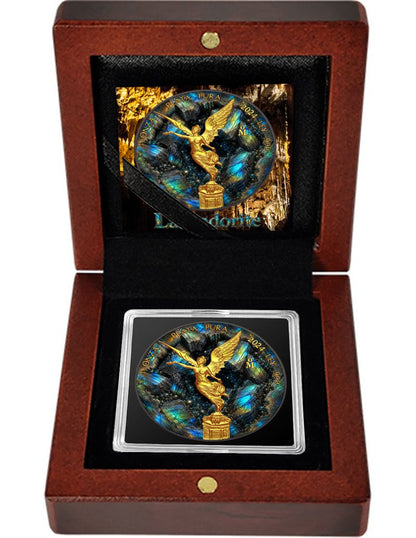 2024 Mexico Libertad Labradorite Crystal Cavern Edition 1 oz Silver Coin (06/12)