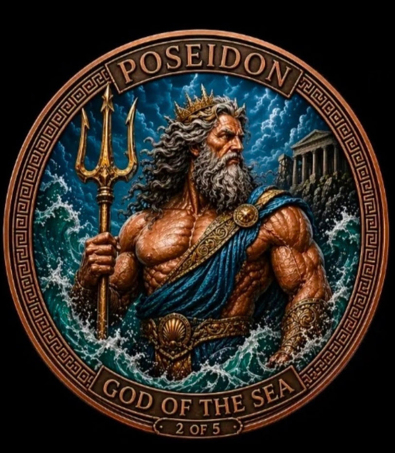 2nd in 6 Series! 🔥POSEIDON 5 OZ COPPER COMES IN CAPSULE