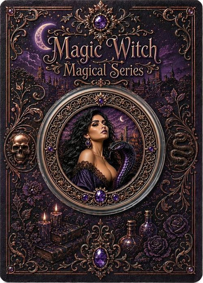 New Series! Magical Witch Colorized 1 oz Copper Medal (06/12)