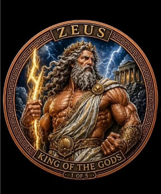 1st in 6 Series!🔥Zeus 5 OZ COPPER COMES IN CAPSULE