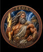1st in 6 Series!🔥Zeus 5 OZ COPPER COMES IN CAPSULE