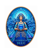 100 Gram Goddess Series - Goddess of Blue Colorized Copper in Display Box