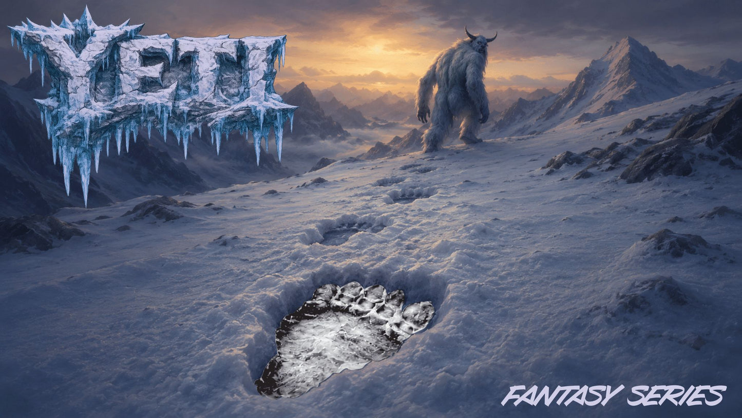 2026 Yeti Footprint Shaped 1/200 oz Platinum Medal in Card (06/09)
