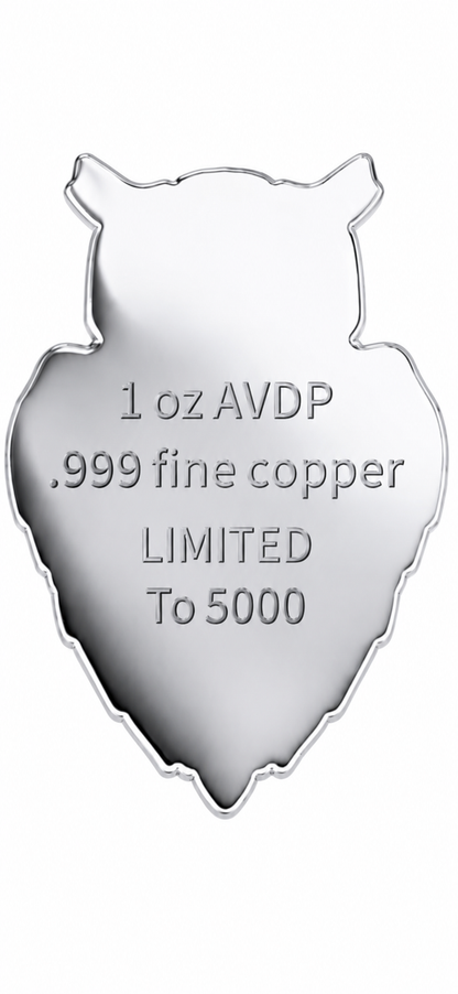 Modern Wisdom AI Owl 1 oz Copper Medal (06/10)