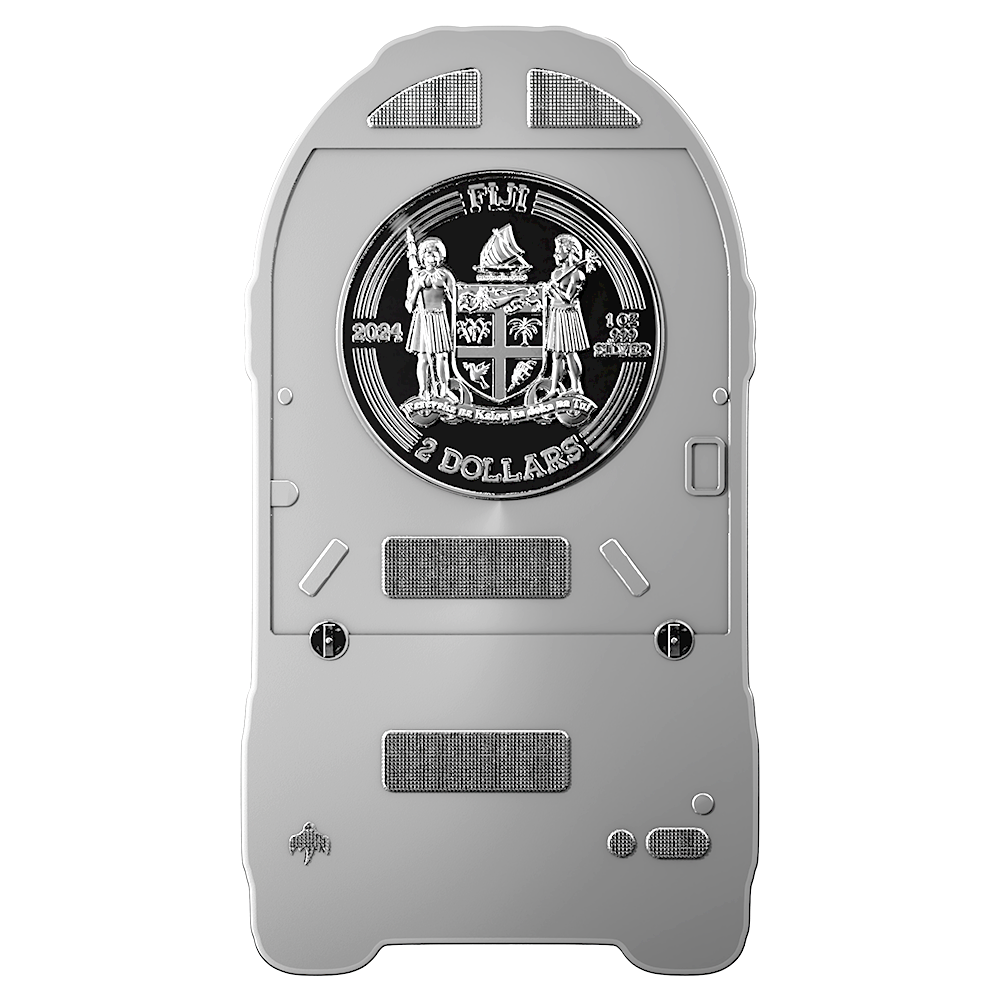 2024 Fiji Jukebox Shaped 1 oz Silver Coin (08/09)