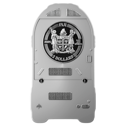 2024 Fiji Jukebox Shaped 1 oz Silver Coin (08/09)