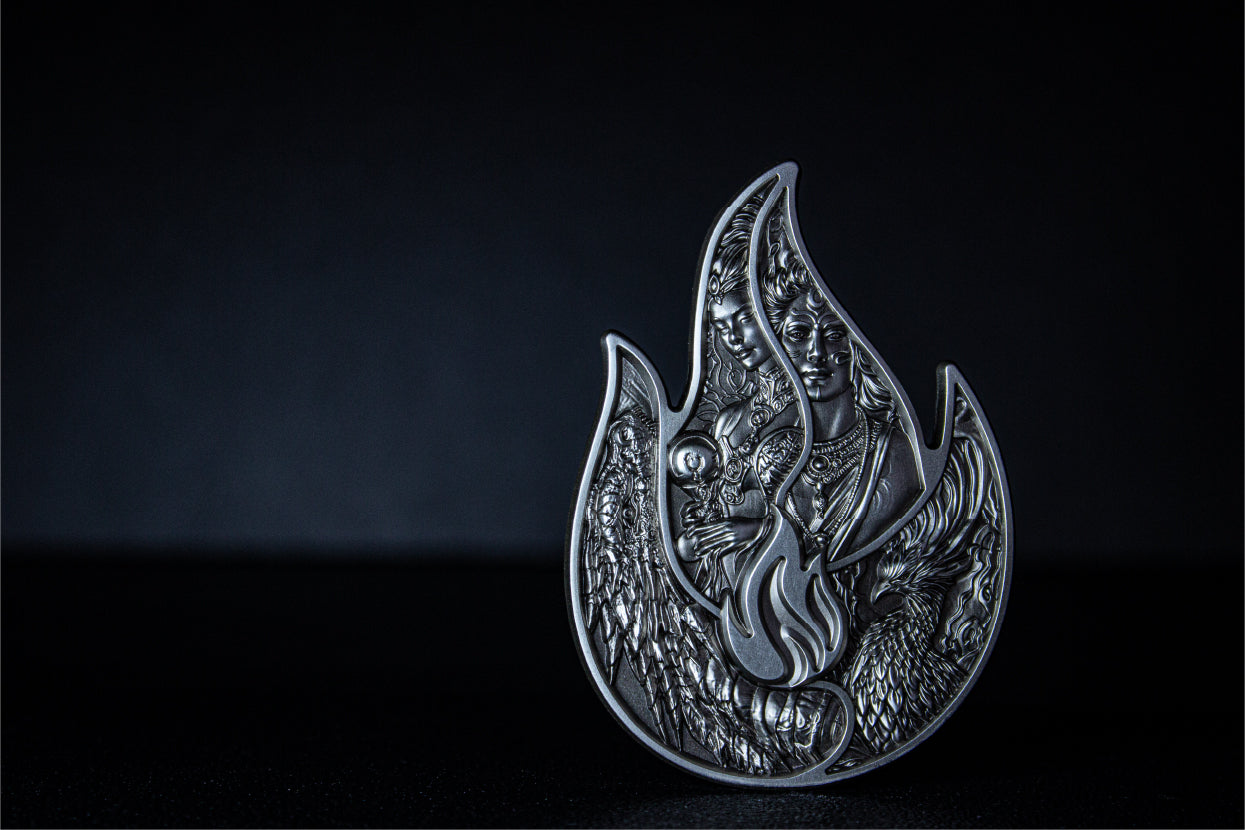 2024 Korea Eternal Flame Stacker 2 oz Silver Medal