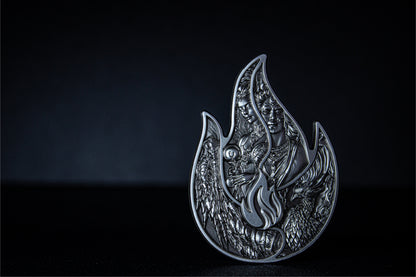 2024 Korea Eternal Flame Stacker 2 oz Silver Medal