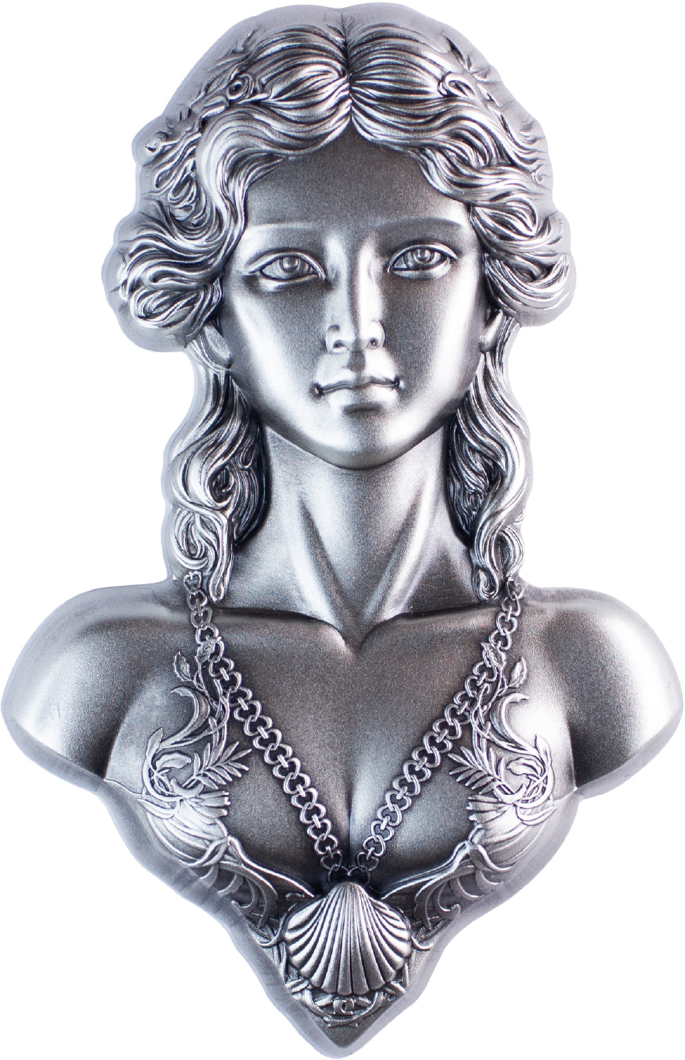 In Stock! 2025 Korea Goddess Venus Stacker 2 oz Silver Medal (03/18) - Packaging: Capsule
