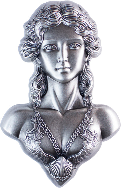 In Stock! 2025 Korea Goddess Venus Stacker 2 oz Silver Medal (03/18) - Packaging: Capsule