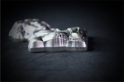 In Stock! 2025 Korea Goddess Venus Stacker 2 oz Silver Medal (03/18) - Packaging: Capsule