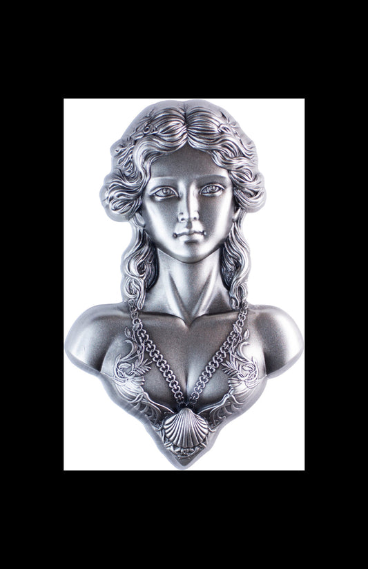 In Stock! 2025 Korea Goddess Venus Stacker 2 oz Silver Medal (03/18) - Packaging: Capsule
