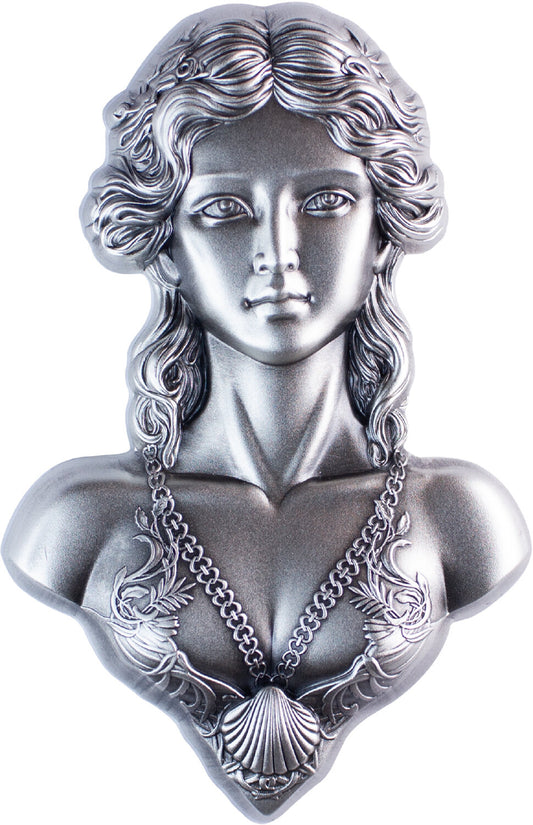 In Stock! 2025 Korea Goddess Venus Stacker 2 oz Silver Medal