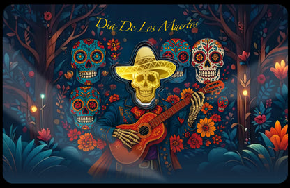 In Stock! 2026 Liberia Dia De Los Muertos Shaped 1/1000 oz Gold Coin in Card (08/20)
