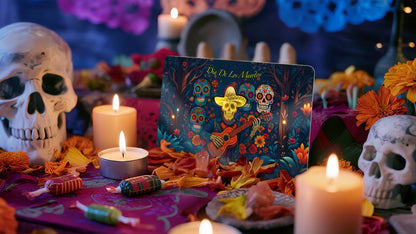 In Stock! 2026 Liberia Dia De Los Muertos Shaped 1/1000 oz Gold Coin in Card (08/20)