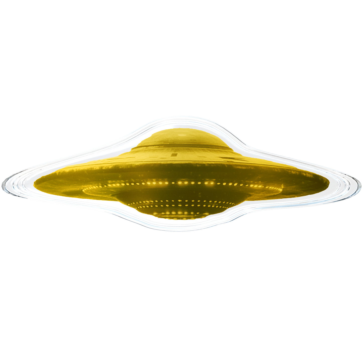 In Stock! 2026 Liberia UFO A Letter From Outer Space Shaped 1/1000 oz Gold Coin in Card