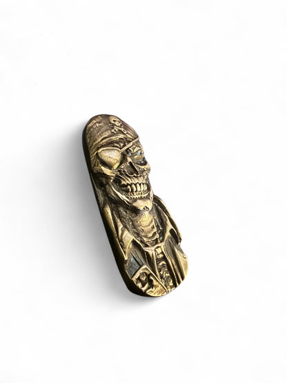 In Stock! 2025 Pirate Totem Antiqued 3 oz Silver Bar by Locker Mint