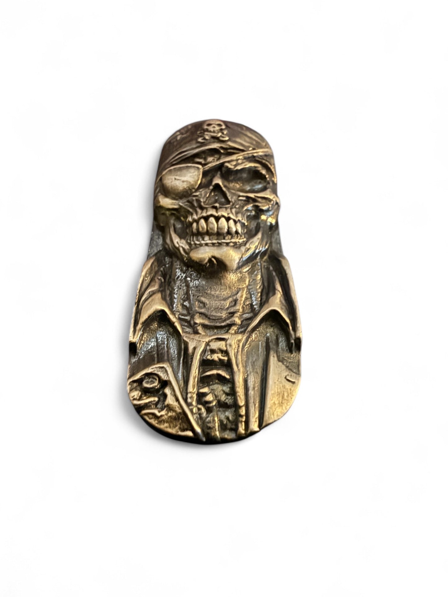In Stock! 2025 Pirate Totem Antiqued 3 oz Silver Bar by Locker Mint
