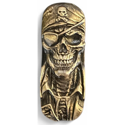 In Stock! 2025 Pirate Totem Antiqued 3 oz Silver Bar by Locker Mint