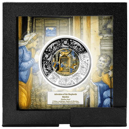 2025 Malta Maiolica - Adoration of the Shepherds 1 oz Silver Coin