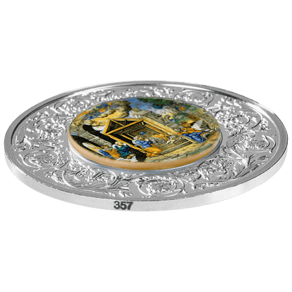 2025 Malta Maiolica - Adoration of the Shepherds 1 oz Silver Coin