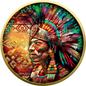 In Stock! 2024 Mexico Libertad Aztec Empire Man Edition 1 oz Silver Coin