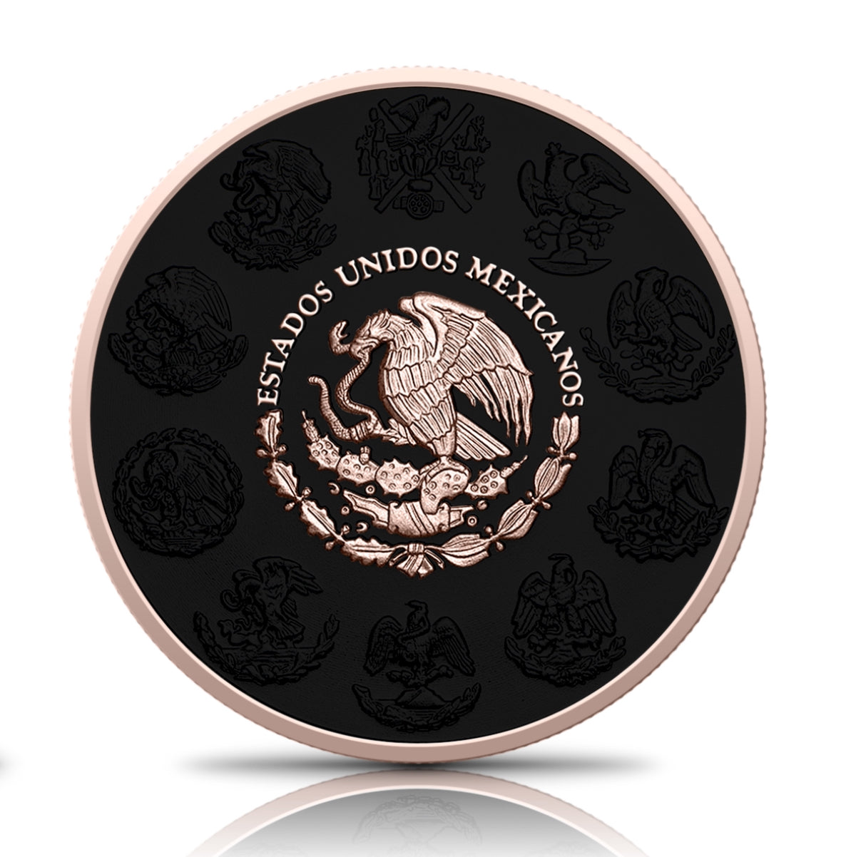 In Stock! 2023 Mexico Libertad Rose Gold Halo Edition 1 oz Silver Coin (5/1)