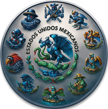 In Stock! 2024 Mexico Libertad 3024 The Future Edition 1 oz Silver Coin (07/17)