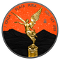 In Stock! 2024 Mexico Libertad Orange & Black Diamond Dust Edition 1 oz Silver Coin (09/03)