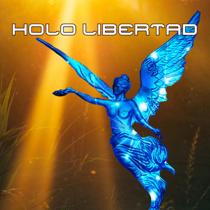 In Stock! 2024 Mexico Libertad Blue Electric Holo Golden Diamond Dust Edition 1 oz Silver Coin (05/16)