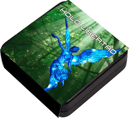 In Stock! 2024 Mexico Libertad Blue Electric Holo Green Dust Edition 1 oz Silver Coin (06/23)