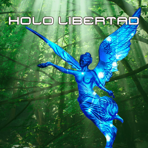 In Stock! 2024 Mexico Libertad Blue Electric Holo Green Dust Edition 1 oz Silver Coin (06/23)