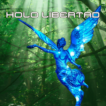 In Stock! 2024 Mexico Libertad Blue Electric Holo Green Dust Edition 1 oz Silver Coin (06/23)
