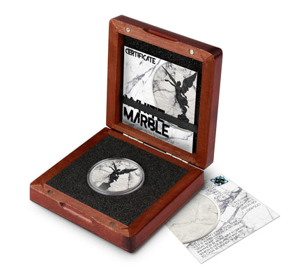 In Stock! 2024 Mexico Libertad White Marble Edition 1 oz Silver Coin