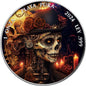 In Stock! 2024 Mexico Caballero de la Muerte Steampunk Edition 1 oz Silver Coin